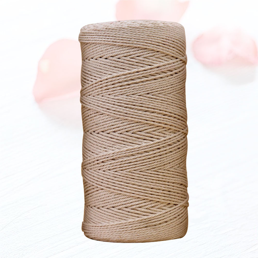 Macrame Wall Hanging - 1 Adet Doğal Bej Pamuk İp