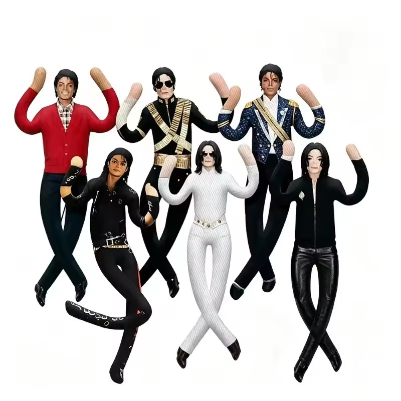 Decorative Throw Pillow - Michael Jackson Peluş Yastık, Eklemli Soyut