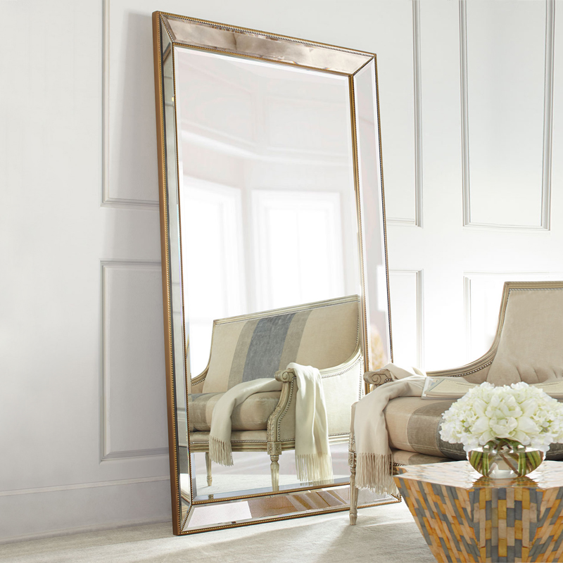 Home Decor Minimalist Style - Tam boy fransız tarzı ayna dekorasyon
