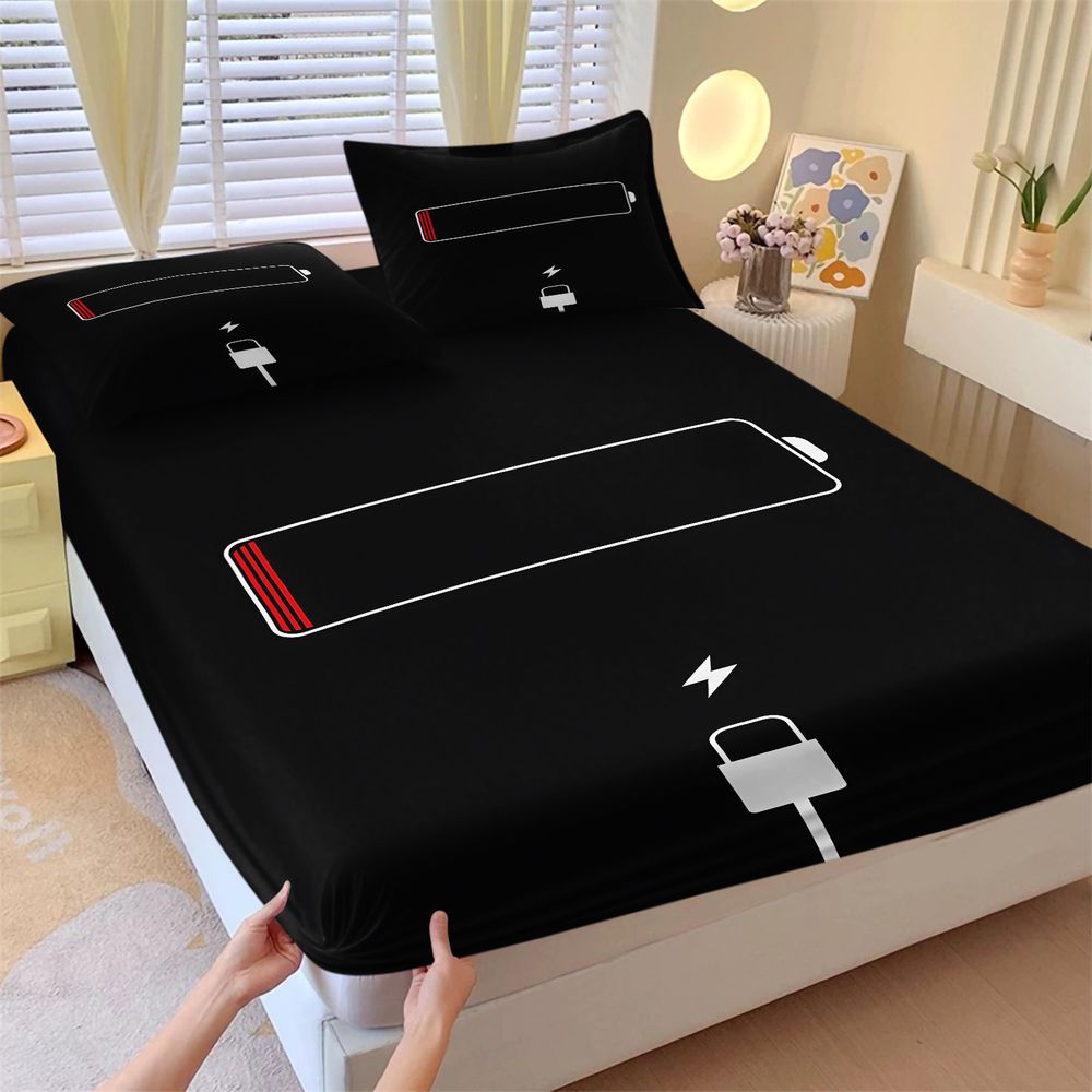Home Decor Minimalist Style - Minimalist Düşük Pil İndirimi Uyarı Baskılı