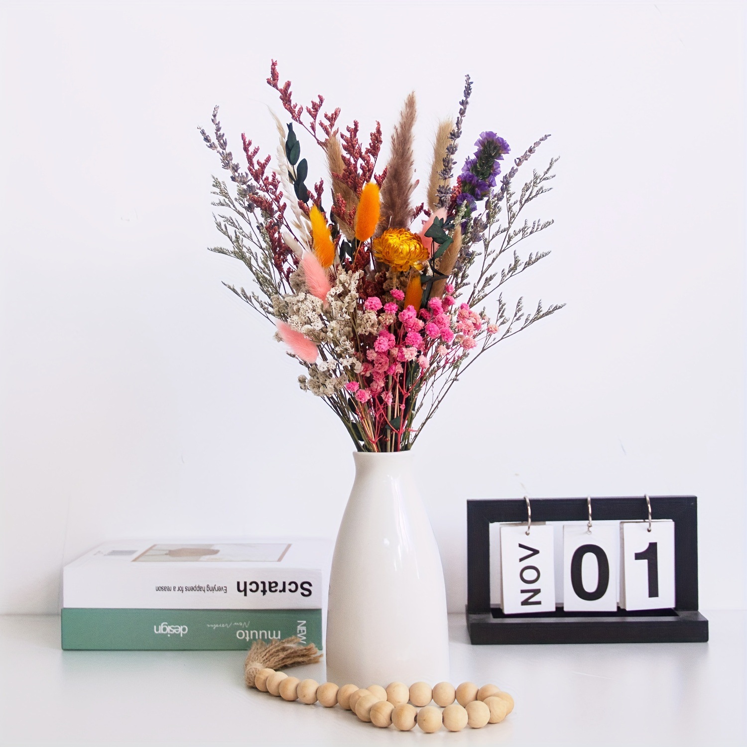 Home Decor Minimalist Style - INS Tarzı Kurutulmuş Cipso Buketi -