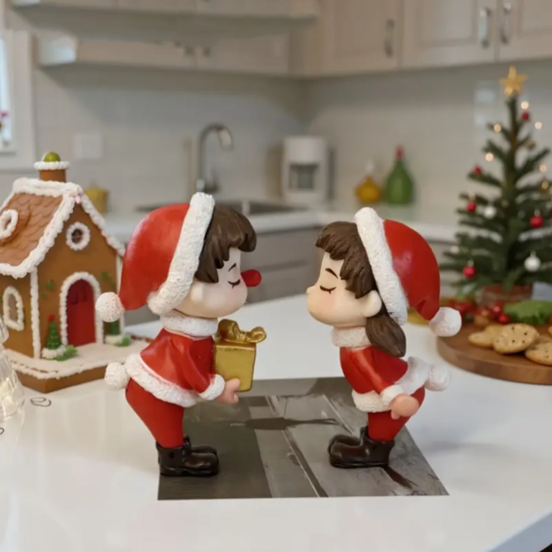 Home Decor Xmas Tree - 1-20 çift Mini Noel Çift Bebek
