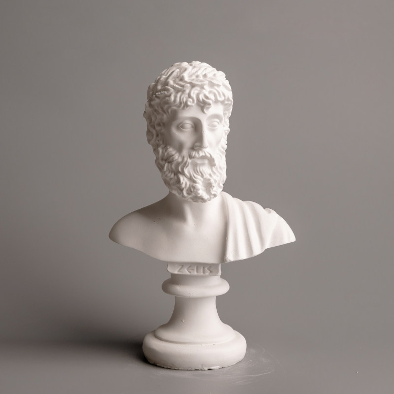 Home Decor From Clay - Yunan mitolojisindeki bir figür olan Zeus,