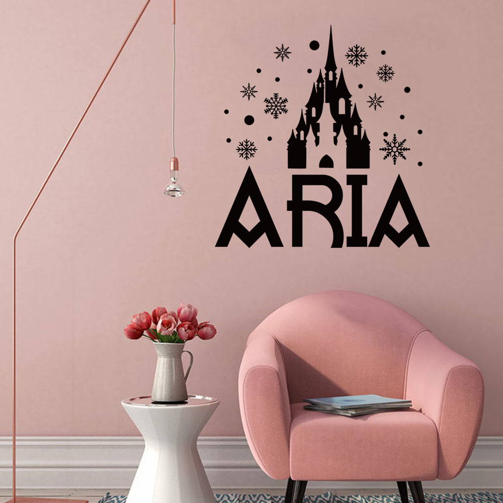 Home Decor Wallpaper - 1 adet yaratıcı kale kar tanesi
