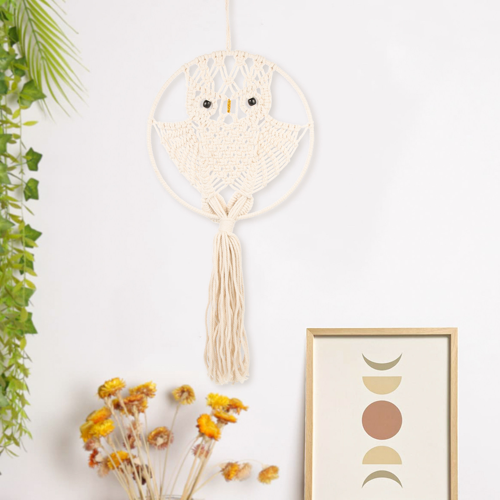 Baykuş Makrome H Dokuma Püskül - Macrame Wall Hanging incelemesi ve fiyatı
