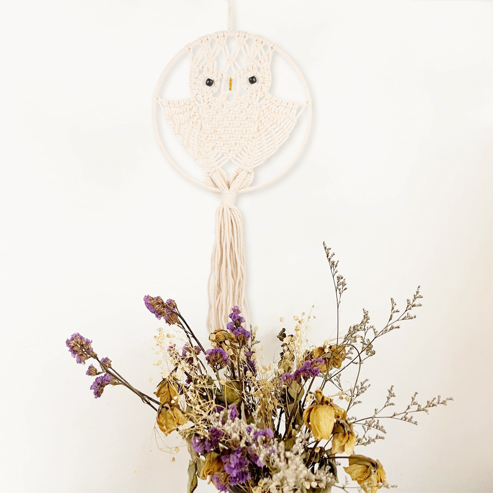 Baykuş Makrome H Dokuma Püskül - Macrame Wall Hanging incelemesi ve fiyatı