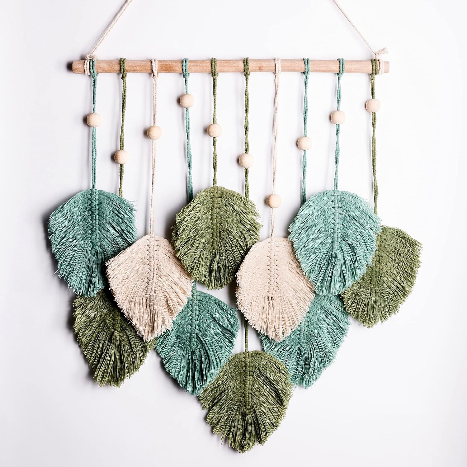 Bohem Makrome Yaprak Duvar Süs - Macrame Wall Hanging incelemesi ve fiyatı