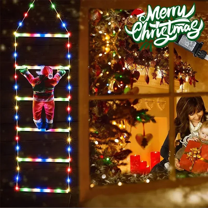 Noel baba ev için LED merdiven - Home Decor Xmas Tree incelemesi ve fiyatı