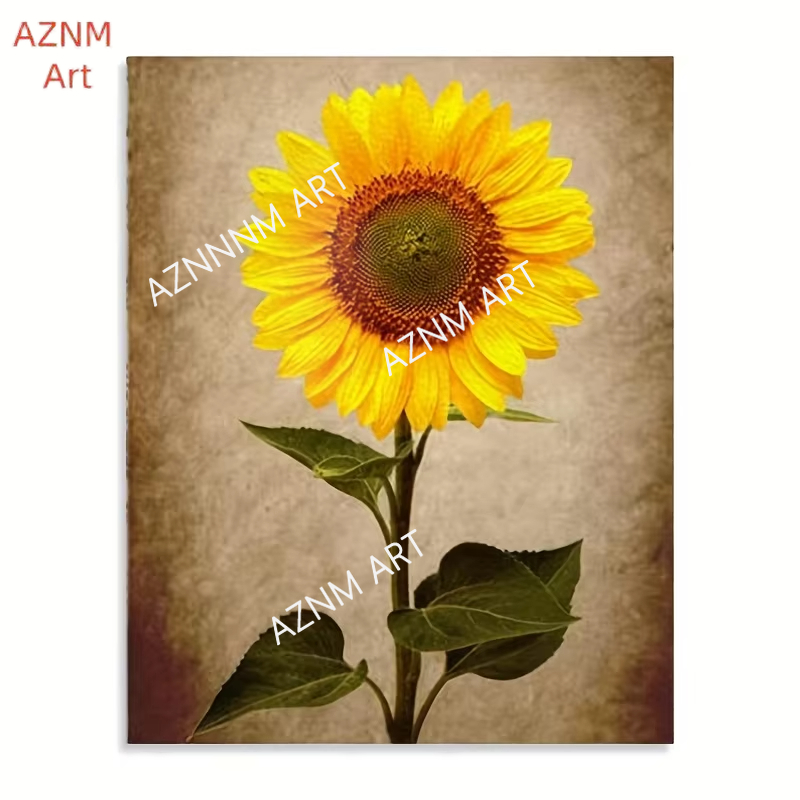 1/3 adet Deco ayçiçeği tuval d - Home Decor Minimalist Style incelemesi ve fiyatı