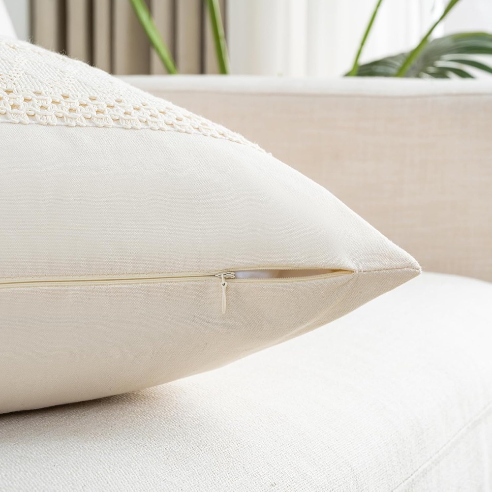 Boho Krem Bel Yastığı Kılıfı 1 - Decorative Throw Pillow incelemesi ve fiyatı