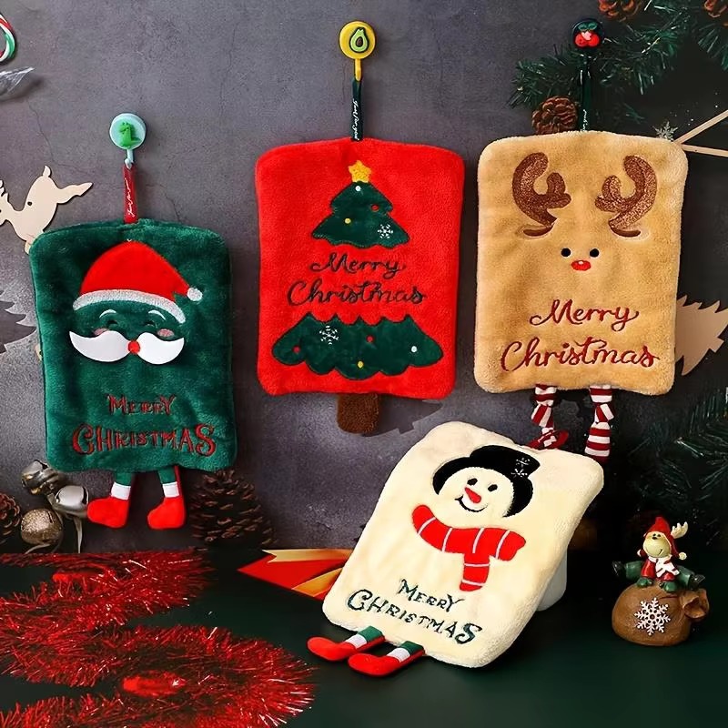 Noel Asılı El Havlusu Sevimli  - Home Decor Xmas Tree incelemesi ve fiyatı