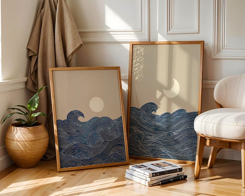2 adet Japandi Minimalist Ay H - Home Decor Minimalist Style incelemesi ve fiyatı