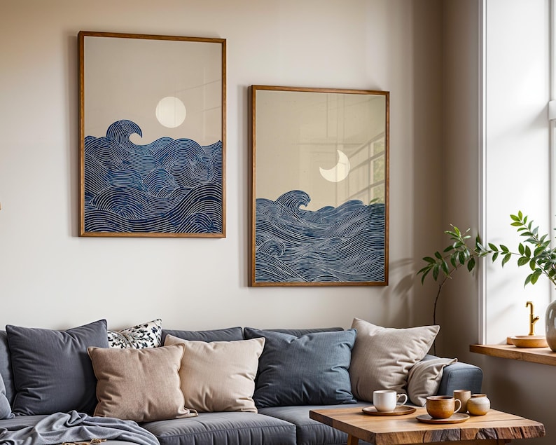 2 adet Japandi Minimalist Ay H - Home Decor Minimalist Style incelemesi ve fiyatı