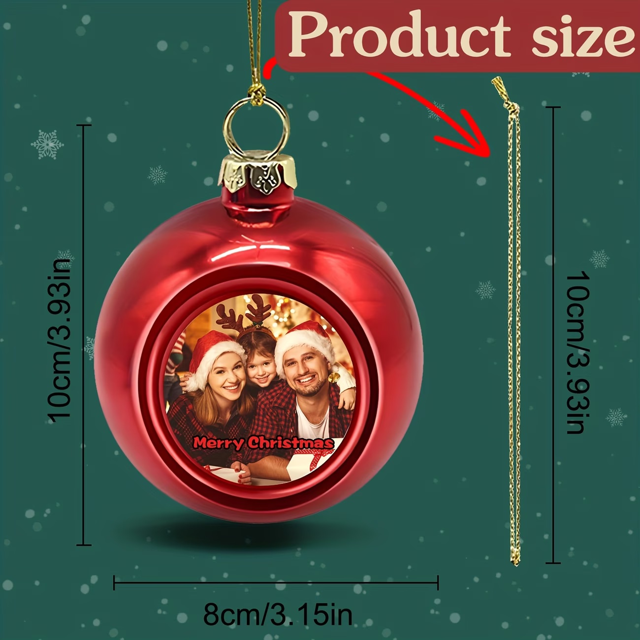 Kişiye Özel Fotoğraflı Noel Sü - Home Decor Xmas Tree incelemesi ve fiyatı
