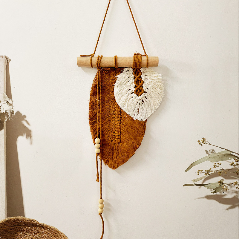 El yapımı Makrome Yaprak Duvar - Macrame Wall Hanging incelemesi ve fiyatı