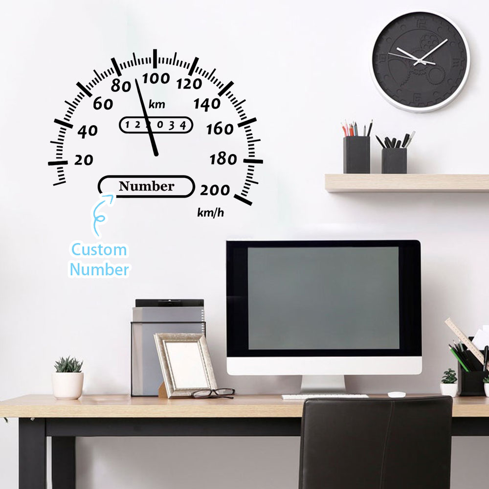 1 adet yaratıcı yakıt gösterge - Home Decor Wallpaper incelemesi ve fiyatı