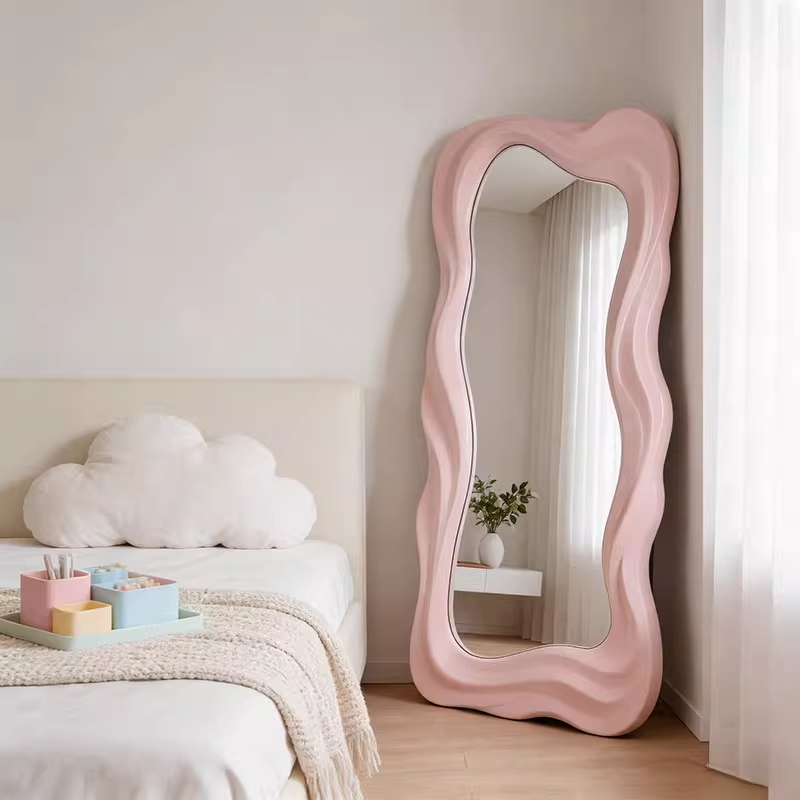 Krem rengi Alien tam boy ayna  - Home Decor Minimalist Style incelemesi ve fiyatı