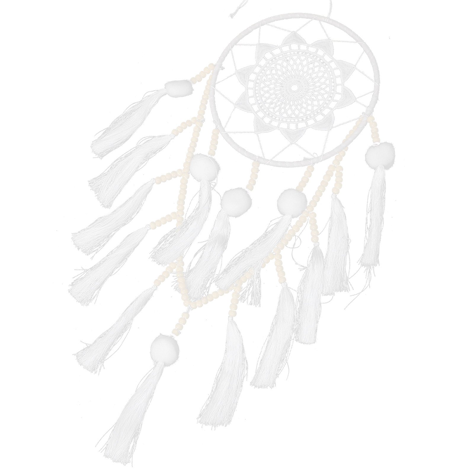 Büyük Beyaz Rüya Yakalayıcısı  - Macrame Wall Hanging incelemesi ve fiyatı