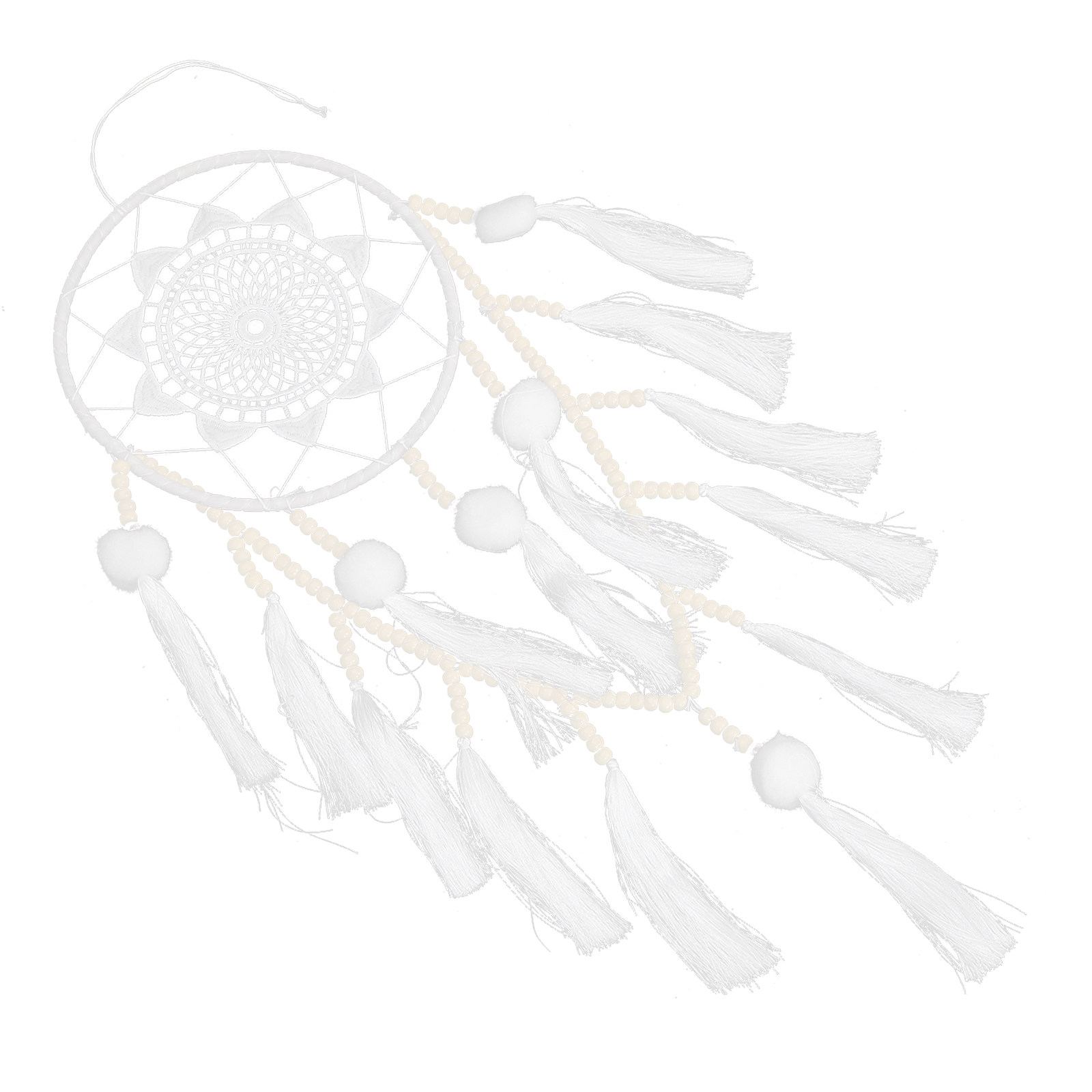 Büyük Beyaz Rüya Yakalayıcısı  - Macrame Wall Hanging incelemesi ve fiyatı