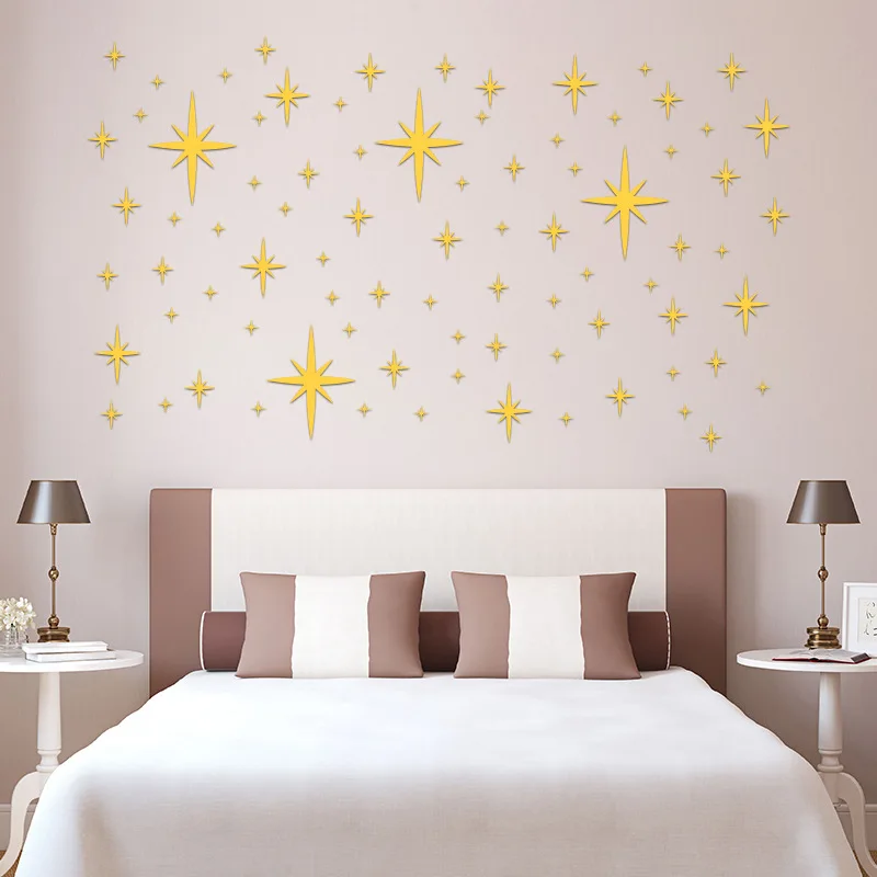 3D yıldız şeklinde akrilik ayn - Home Decor Mirror incelemesi ve fiyatı