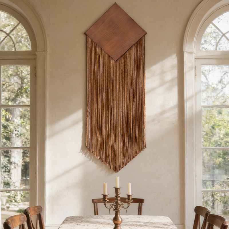 Bohem Pamuklu Halat Dokuma Gob - Macrame Wall Hanging incelemesi ve fiyatı