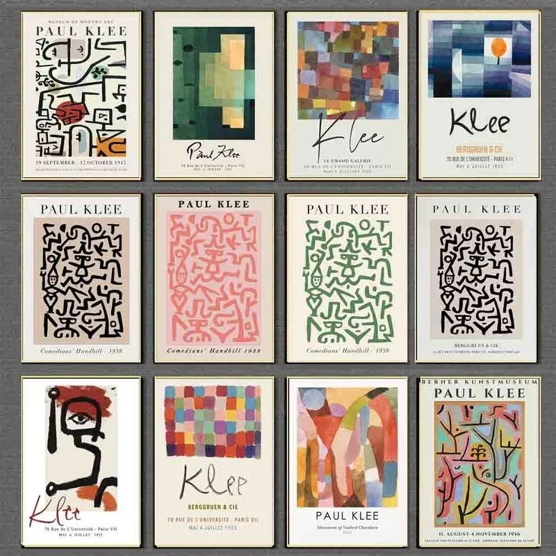 Paul Klee Sergi Stilleri Duvar - Home Decor Minimalist Style incelemesi ve fiyatı