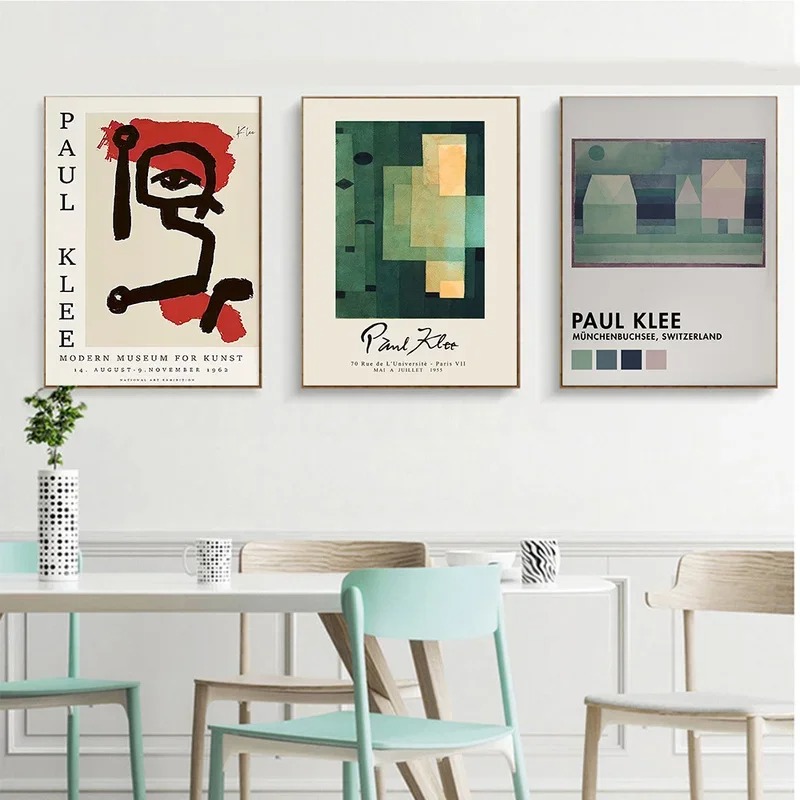 Paul Klee Sergi Stilleri Duvar - Home Decor Minimalist Style incelemesi ve fiyatı