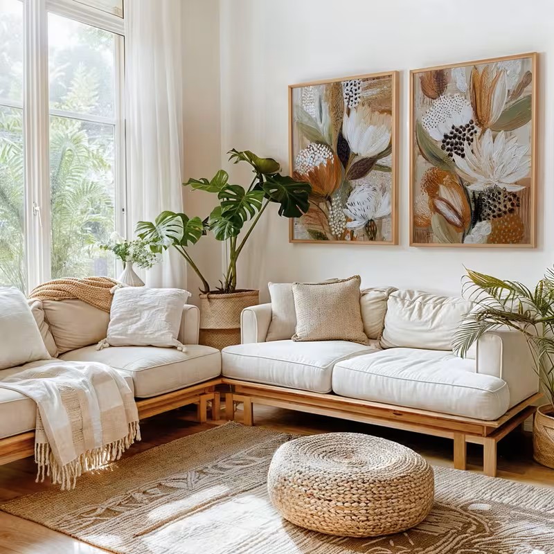 Retro 2 adet Posterler Bohem T - Home Decor Minimalist Style incelemesi ve fiyatı