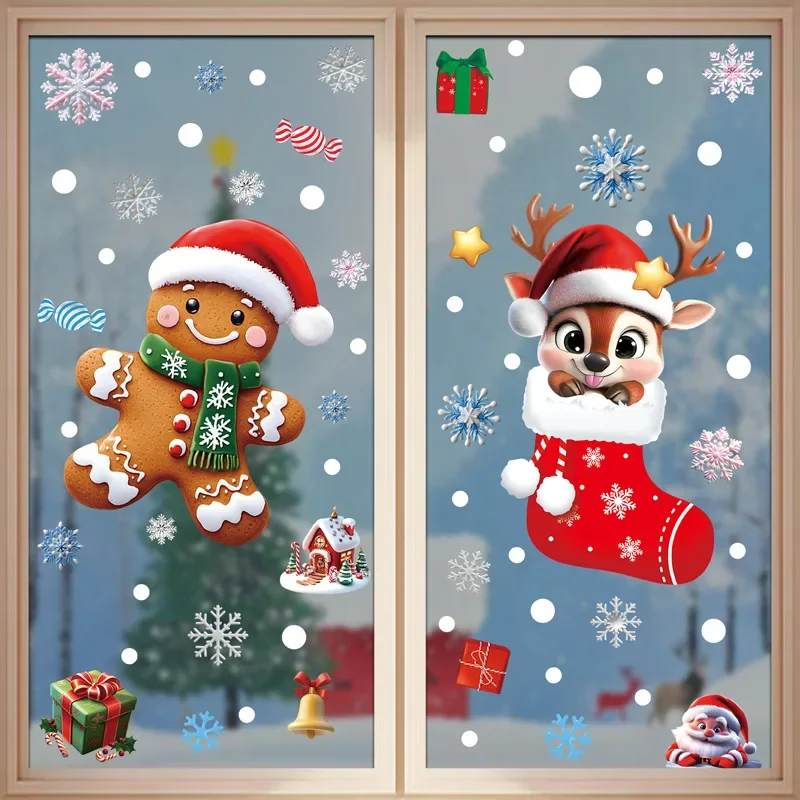 Noel Şenlikli PVC Statik Cam Ç - Home Decor Xmas Tree incelemesi ve fiyatı