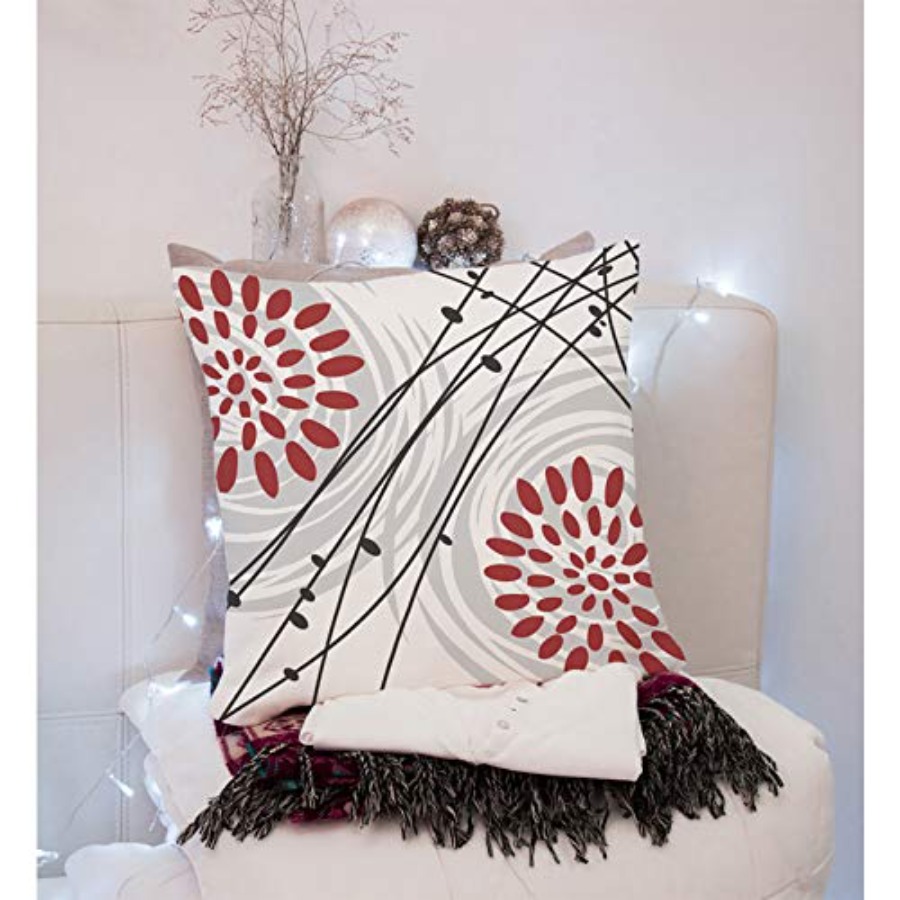 Yastık Kılıfları Siyah Kalın K - Decorative Throw Pillow incelemesi ve fiyatı