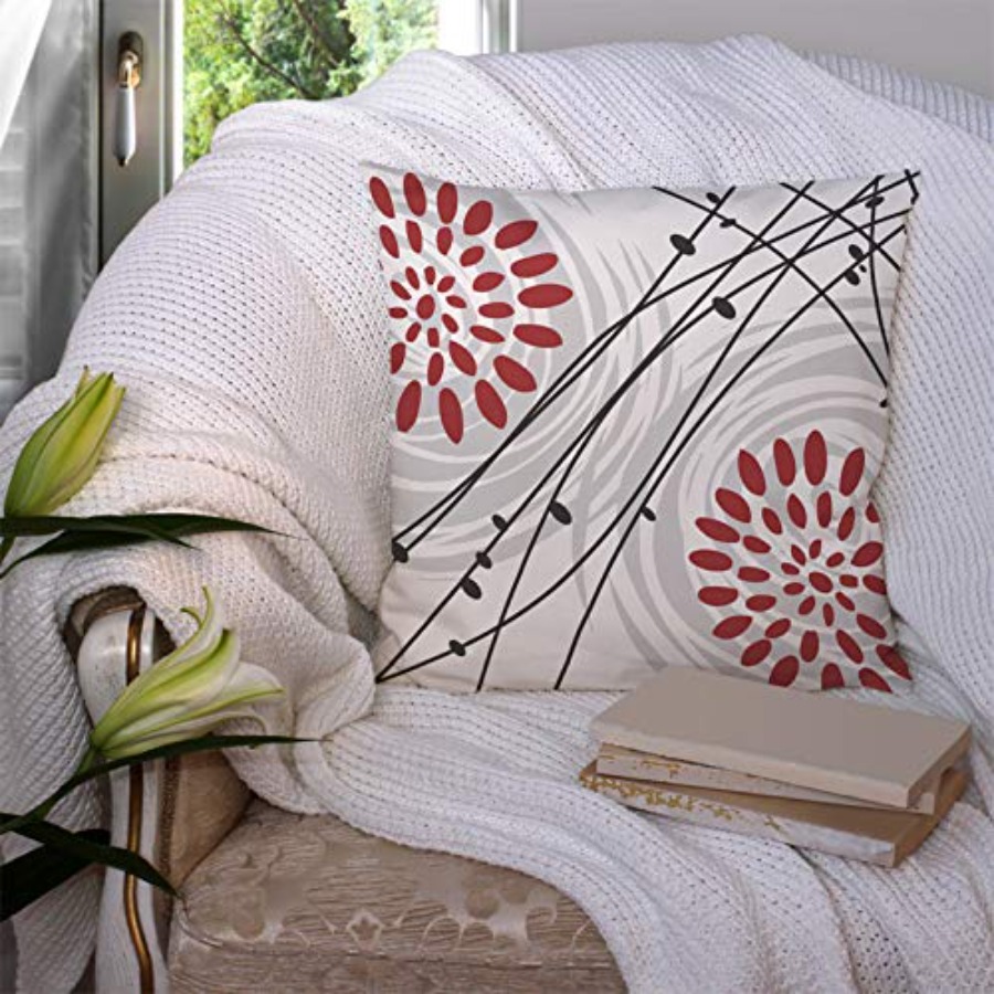 Yastık Kılıfları Siyah Kalın K - Decorative Throw Pillow incelemesi ve fiyatı