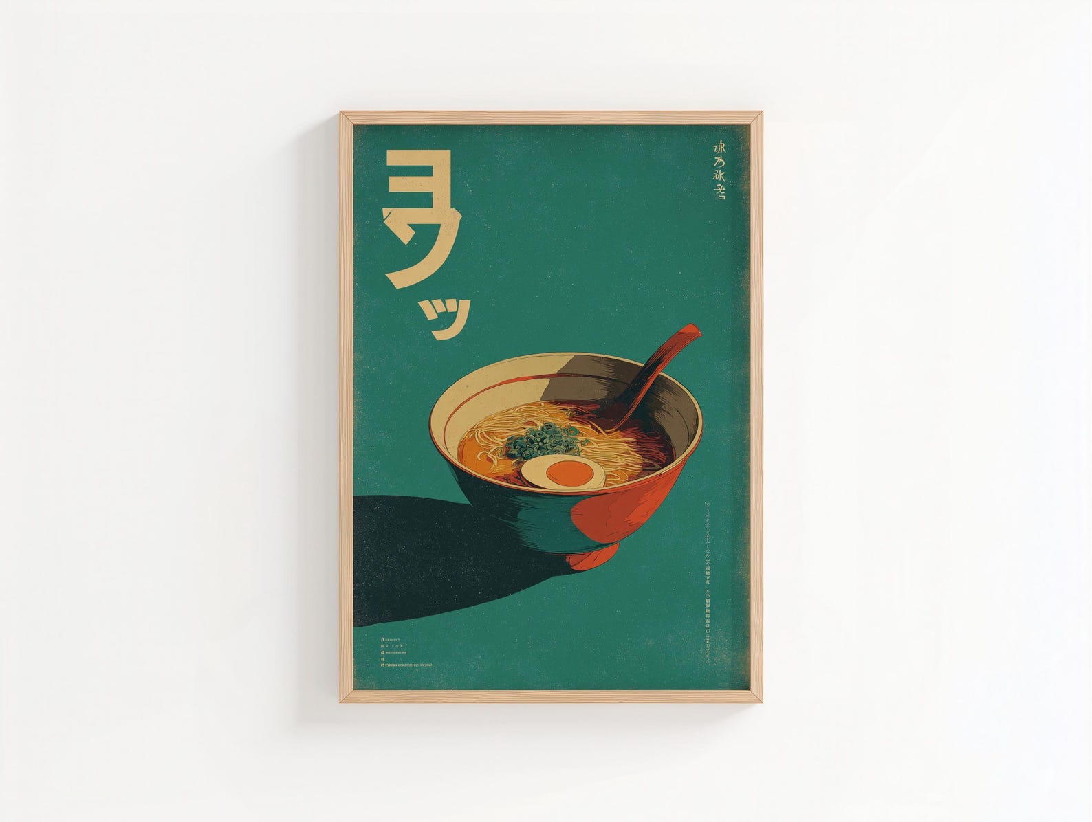 Retro Japon Ramen Kanvas Sanat - Home Decor Minimalist Style incelemesi ve fiyatı