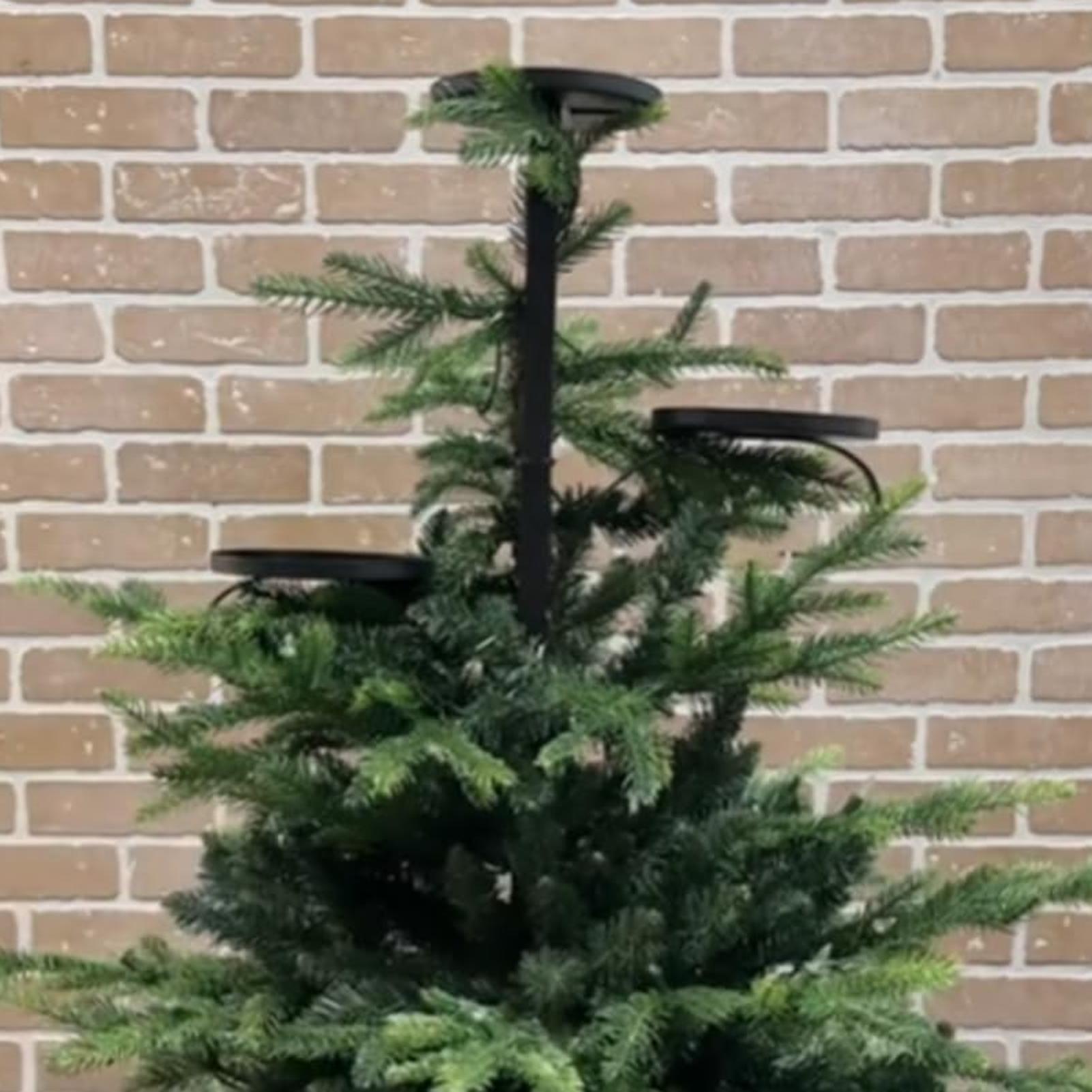 Metal Siyah Üçlü Ağaç Tepesi Ş - Home Decor Xmas Tree incelemesi ve fiyatı