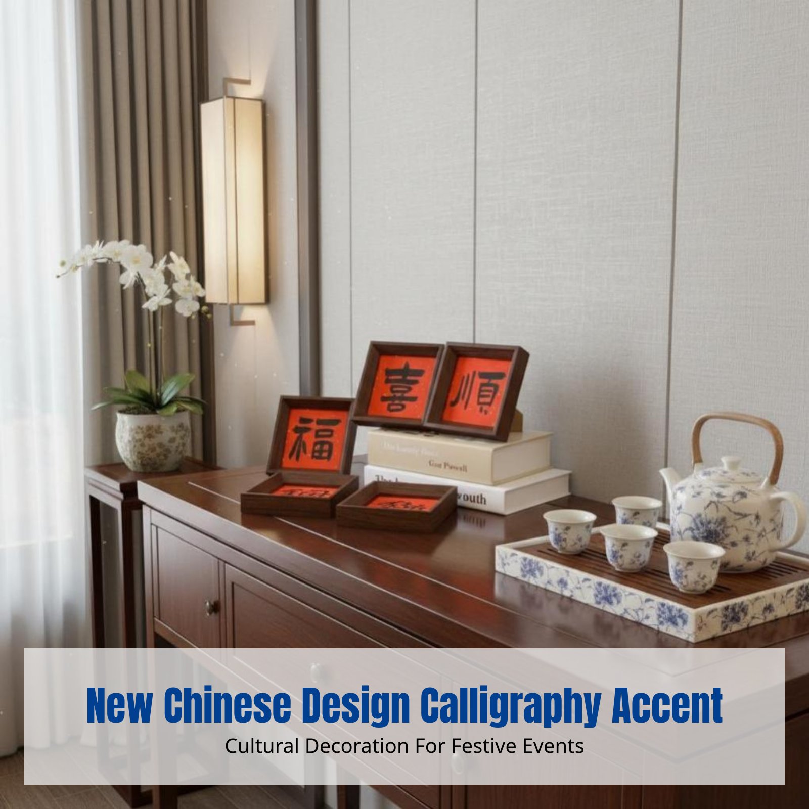 Yeni Çin Tarzı Kaligrafi Çerçe - Home Decor Mirror incelemesi ve fiyatı
